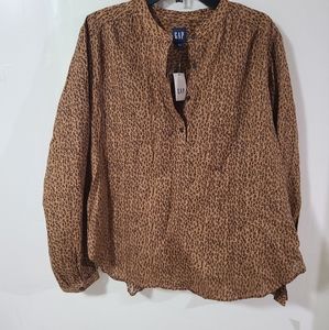 Cheetah Print Blouse • GAP